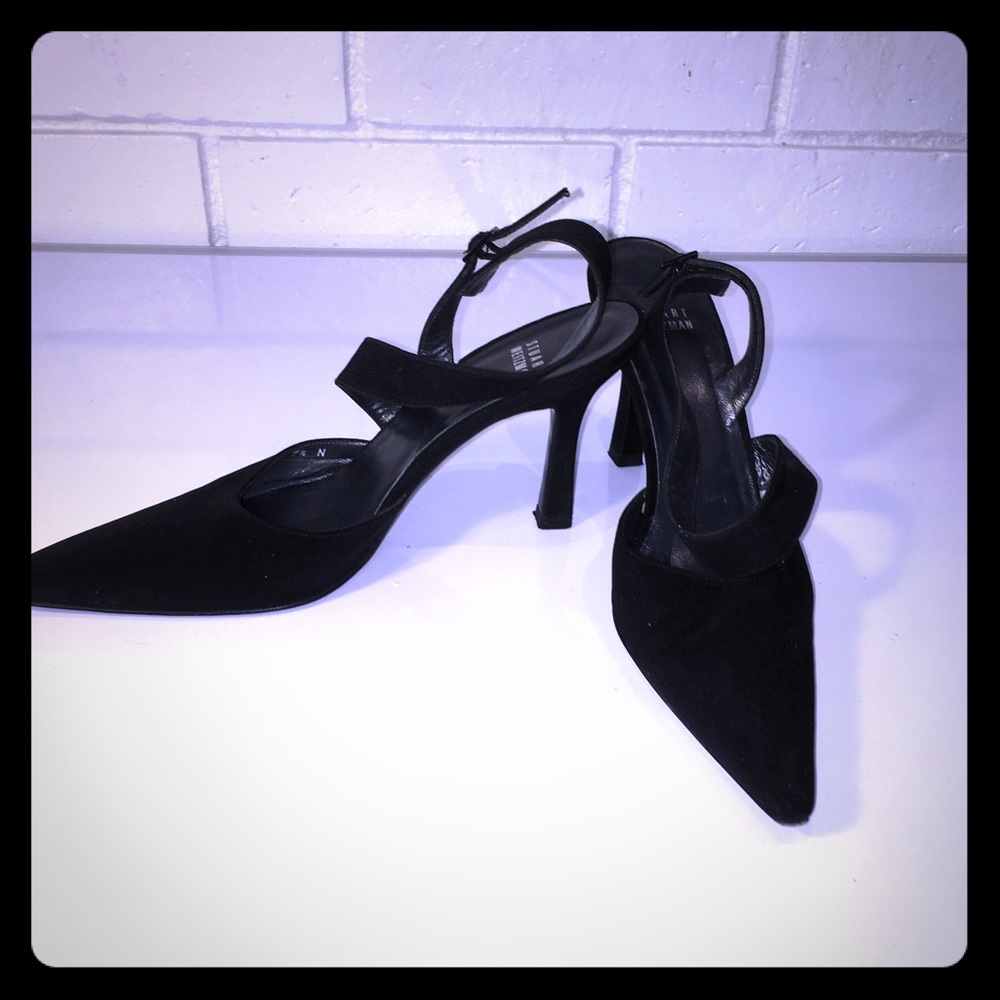 Stuart weitzman pointed dress heel- narrow!